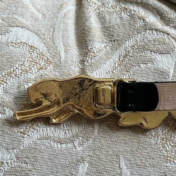 Patent leather cheetah belt - Picture 4 of 11